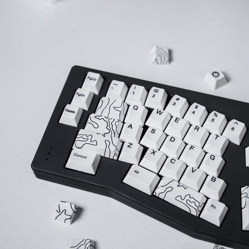 140PCS White Canyon Theme Keycap Setwhite Keycappbt Etsy UK