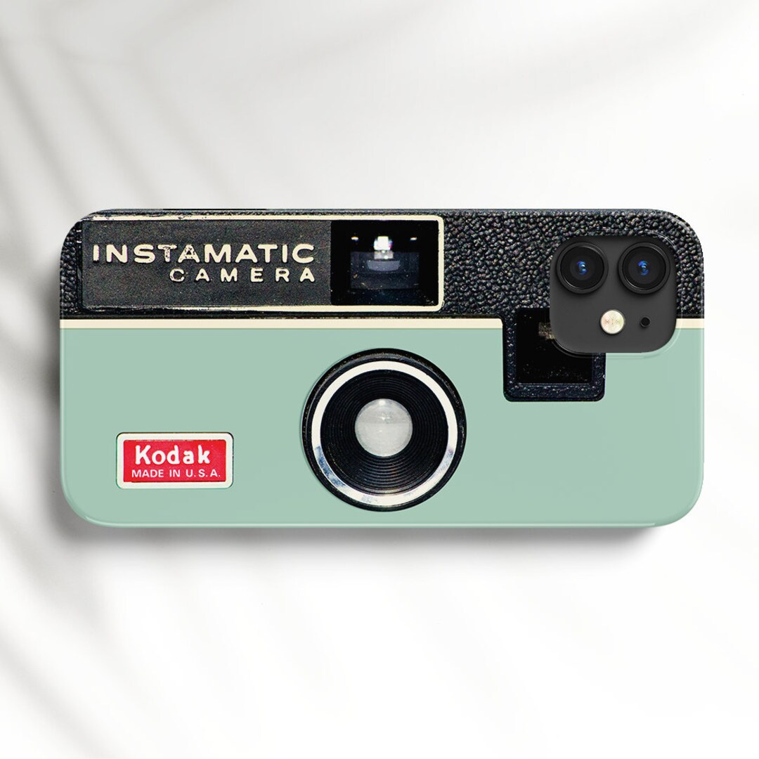 Retro Phone Case Kodak Intasmatic Camera iPhone Case Vintage Mint Green
