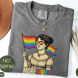 More Pride Less Prejudice Shirt, LGBTQ Shirt, Proud Ally Shirt, Pride Month Shirt, LGBTQ Sweatshirt, LGBTQ Gift, Pride Parade, Lesbian Shirt