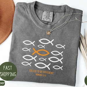 Comfort Colors Christian Vintage Streetwear, Love Like Jesus, Religious Shirt, Inspirational Clothing, Called to Be Different, Chosen