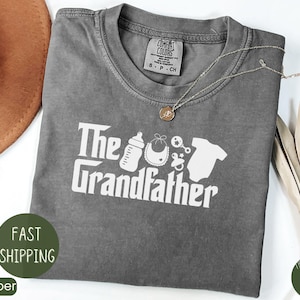 The Grandfather T-shirt , Gift for Grandpa , Paternity Shirt , Fathers Day Gift , Baby Announcement Shirt , Grandpa to Be ,pregnancy T Shirt