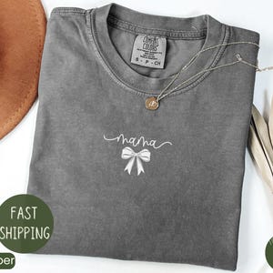 Mama Shirt Comfort Colors, Birthday Gift for Mom, Mothers Day Gift, New Mom Gift, Baby Shower Gift, Mom Tshirt, Pregnancy Announcement Tee