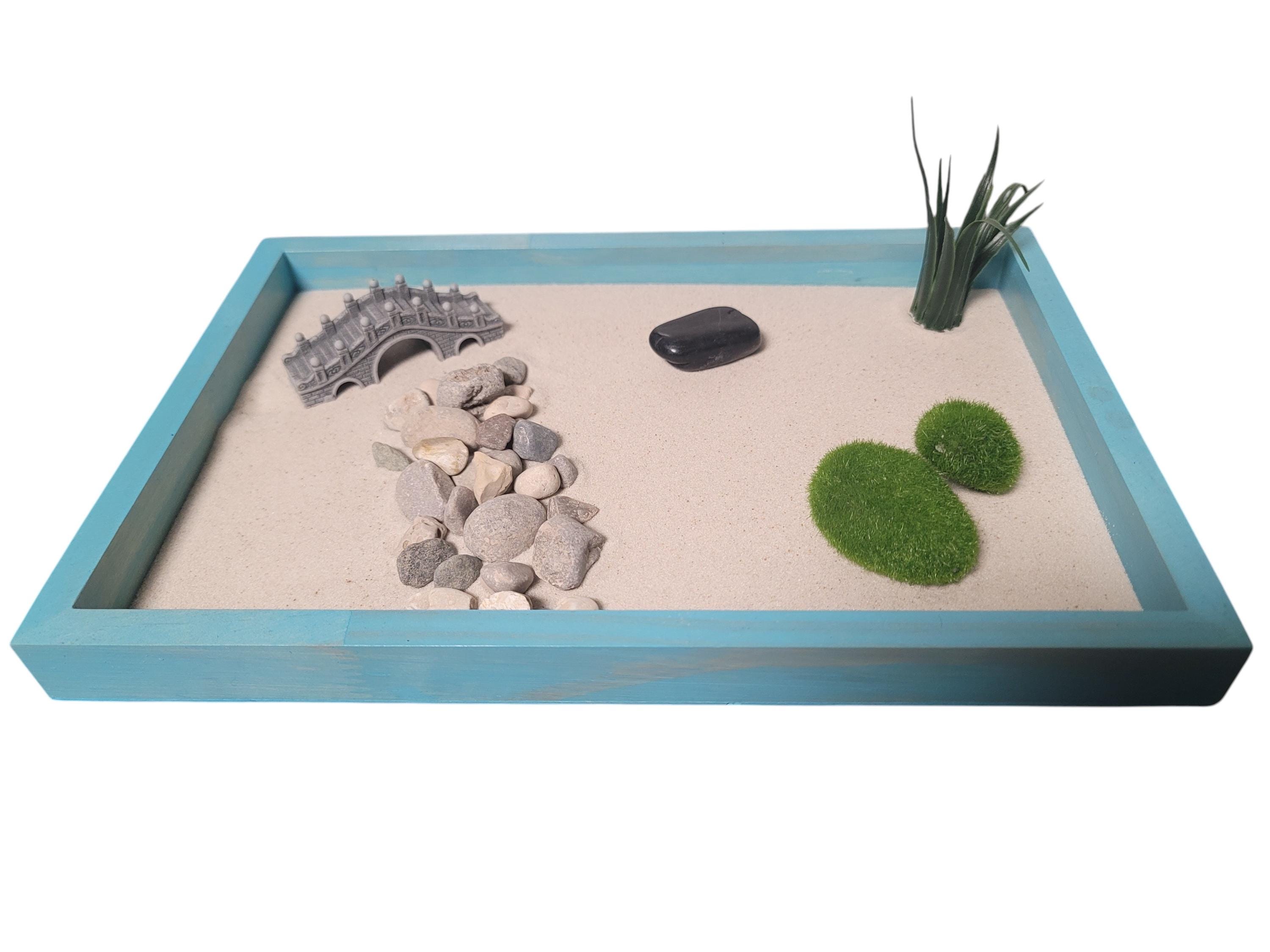 Traditional Zen Garden, Tabletop Zen Garden, Mini Zen Garden, Mindfulness, Relaxation, Meditation