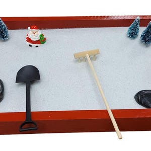 Christmas Zen Garden, Christmas Decor, Holiday, Tabletop Zen Garden, Meditation, Unique Gift, Sensory, Relaxation