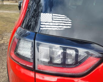 Patriotic Vinyl Decals, Car Decals, Bumper Stickers, America, Flag, Veteran, USA, Car Accessories, Bumper Stickers, Car Stickers