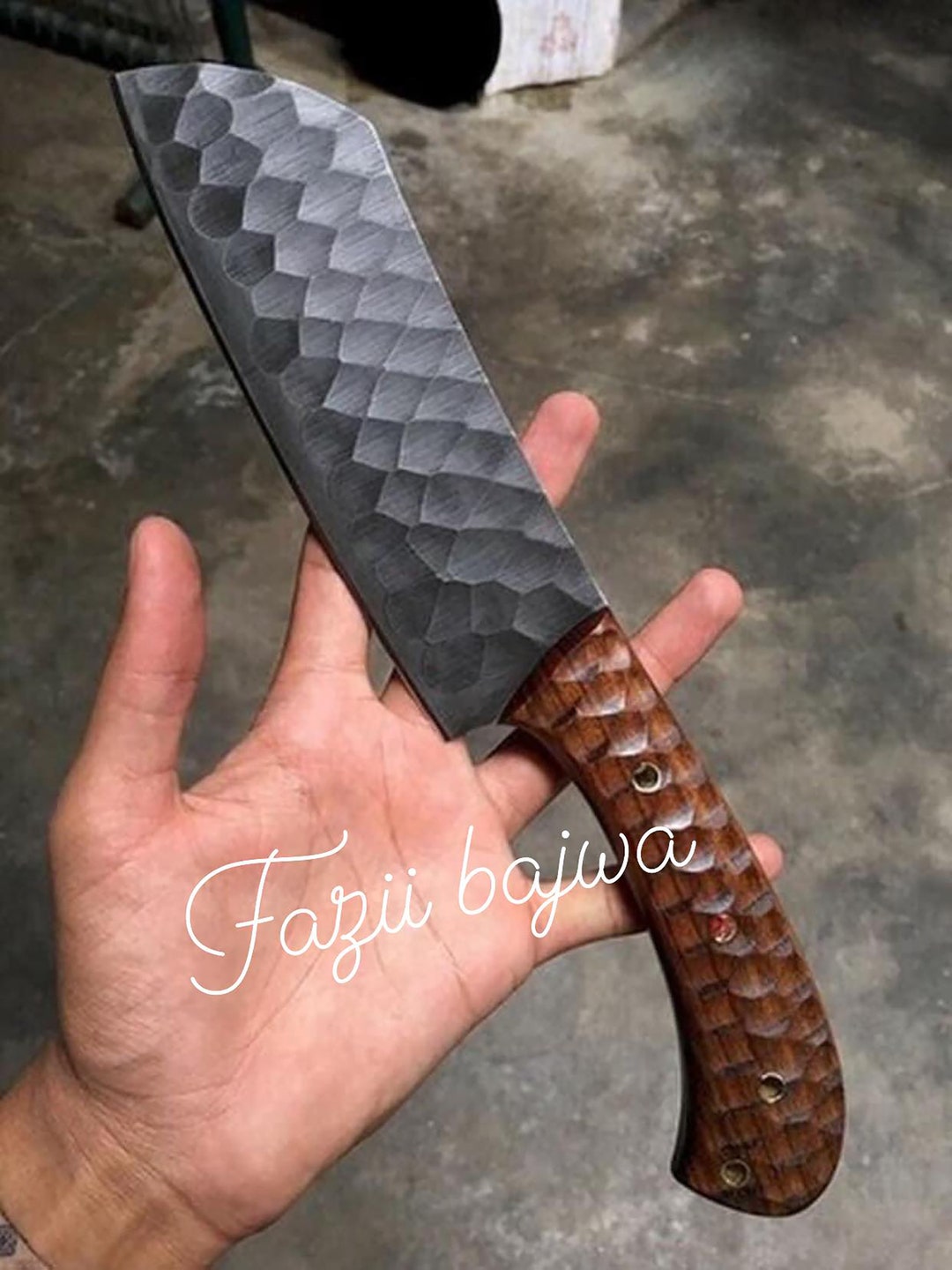 Heavyduty Meat Cleaver Multipurpose Kitchen Cleaver Etsy