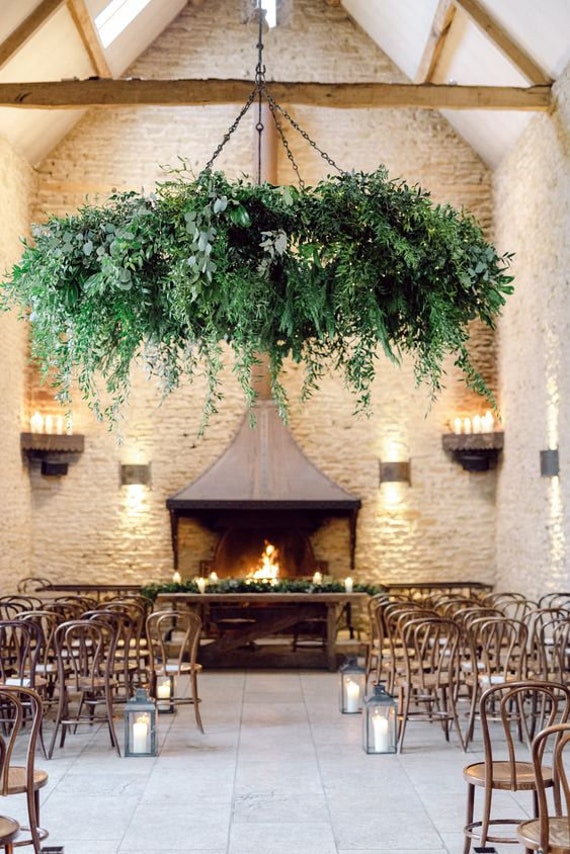 8 Ft Floral Chandelier Heavy duty Steel Floral Hoop Wedding