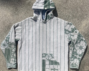 Upcycled Sweatshirt Custom cut and sew Hoodie