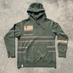 Stolen Stripes Hoodie - Upcycled Sweatshirt Reworked