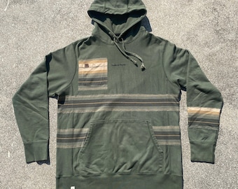 Stolen Stripes Hoodie - Upcycled Sweatshirt Reworked