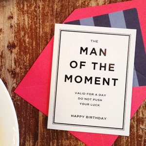 Birthday Card for Men | Birthday Gift for Him | Husband Personalized Birthday Card | Funny Birthday Card for Him |  Cards for Boyfriend