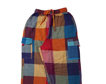 Multi Color Cotton Pants, yoga Pants Super Comfortable and Handmade