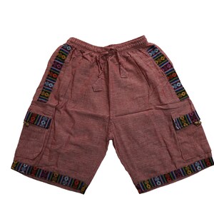 Unisex Drawstring Elastic Waist Cotton Shorts