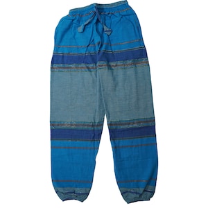Hippie Jogger, Unisex Jogger, Jogger with Pockets, Drawstring Waist, 100% Cotton