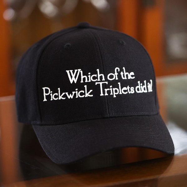 Only Murders in the Building - Pickwick Triplets hat - embroidered baseball cap