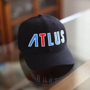 ATLUS hat - embroidered videogame baseball cap