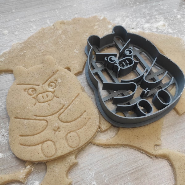 Cookies cutter 3D printer, stl file for 3D printer, Pig cookies stl cutter, Kaktus cookies stl cutter, Ghost cookies stl cutter