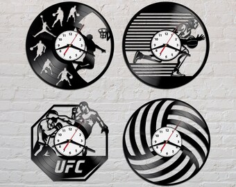 Basketball cnc laser cut file vinyl clock, vinyl clock vector cdr dxf svg files, Basketball vinyl clock vector cdr dxf svg, sport