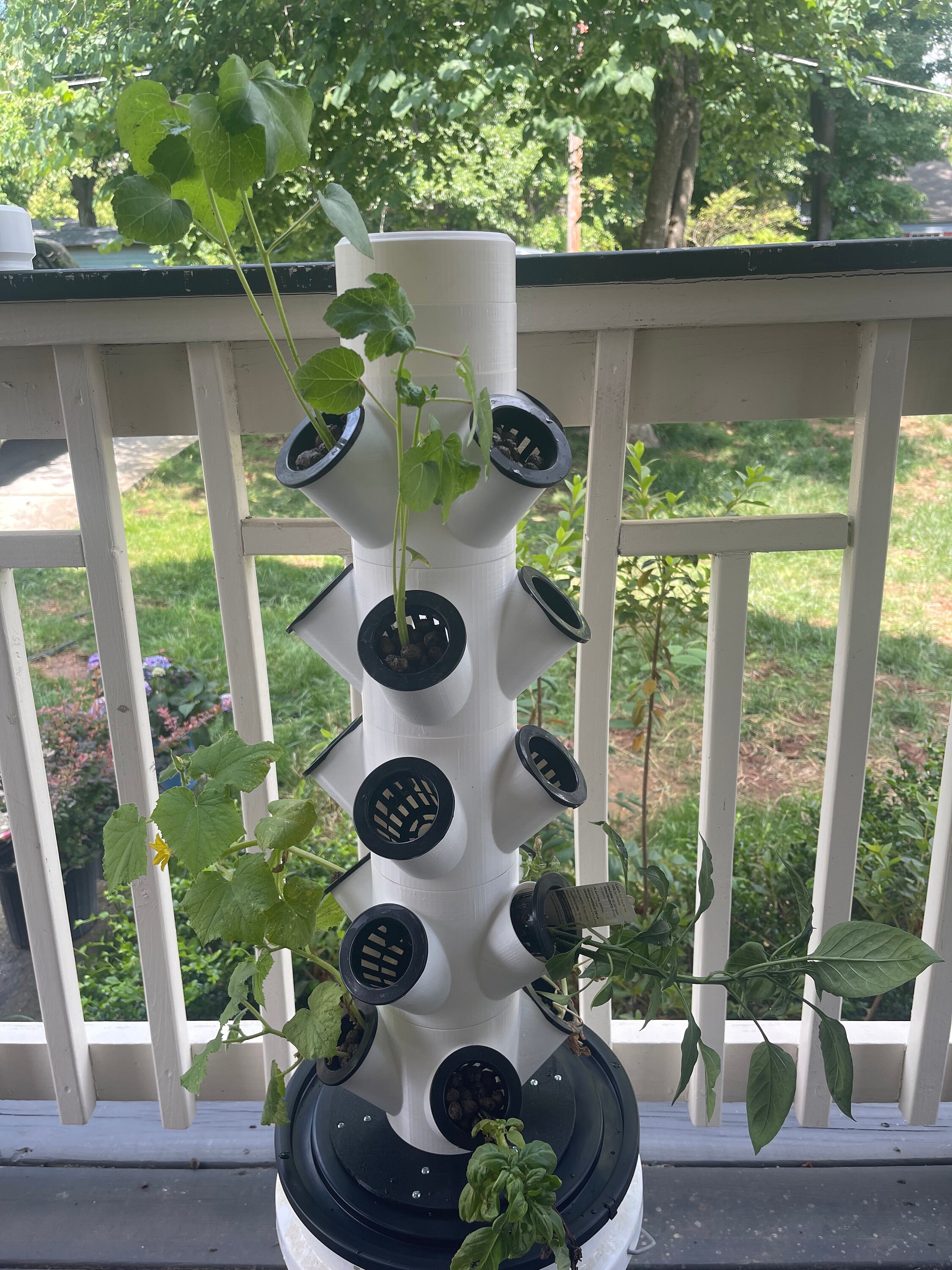indoor hydroponic garden tower