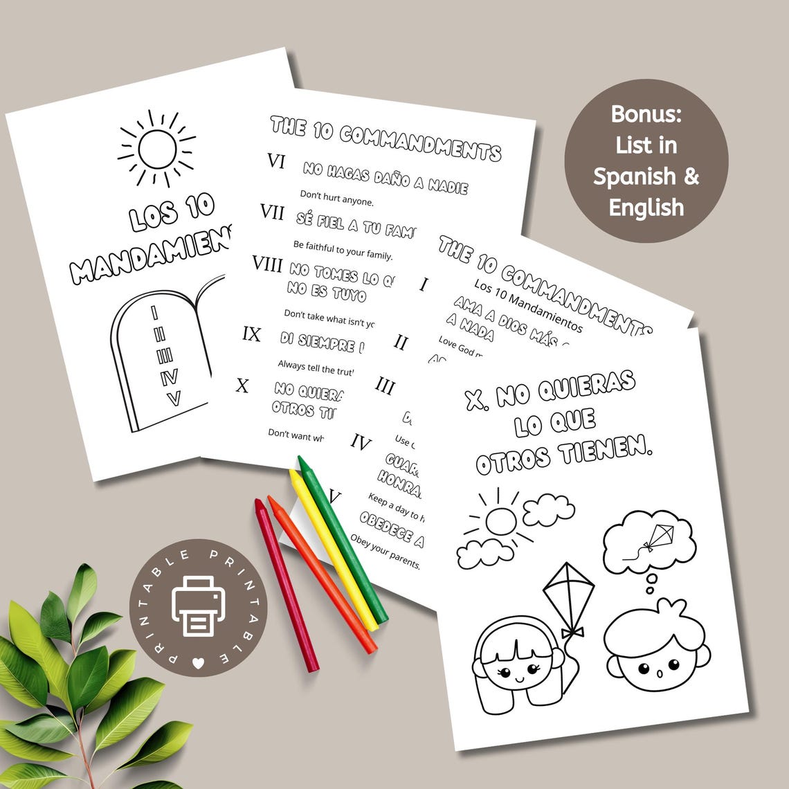 10-commandments-in-spanish-printable-coloring-pages-for-preschoolers