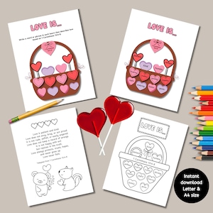Love Is Patient Malvorlagen: 1 Korinther 13 Kinderbibel Basteln, PDF-Download