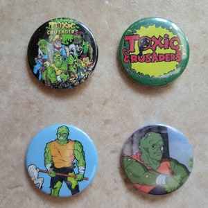 Toxic Crusader 1,5" knappsats