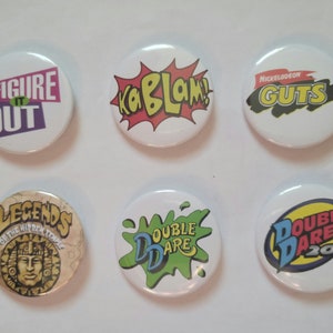 Retro Kid Game Show 1.5&quot; Button Set