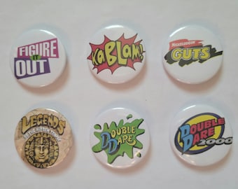 Retro Kid Game Show 3,8 cm Button Set