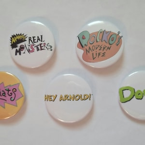 Retro Kid Show 1.5&quot; Button Set
