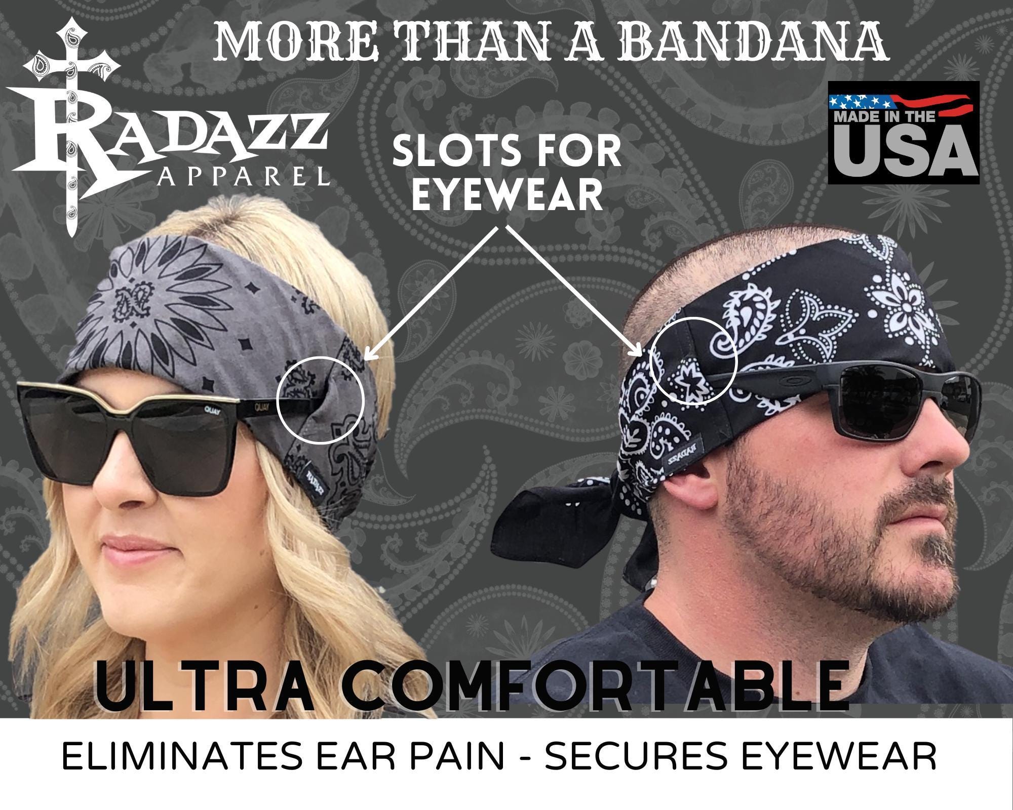 Bandanas With Slots for Eyewear - Etsy