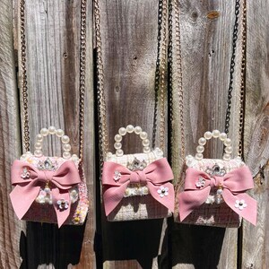 mini purse, birthday gift, toddler purse, pink purse, small bag, pink bag, girly bag