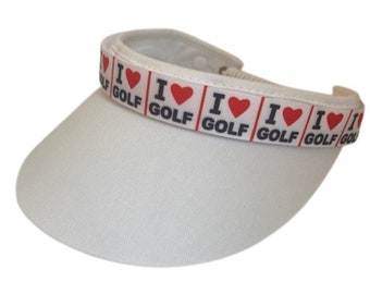 Golf Gift, Ladies Golf Gift, Ladies Tournament Gift, Visor with Interchangeable Bands, Custom