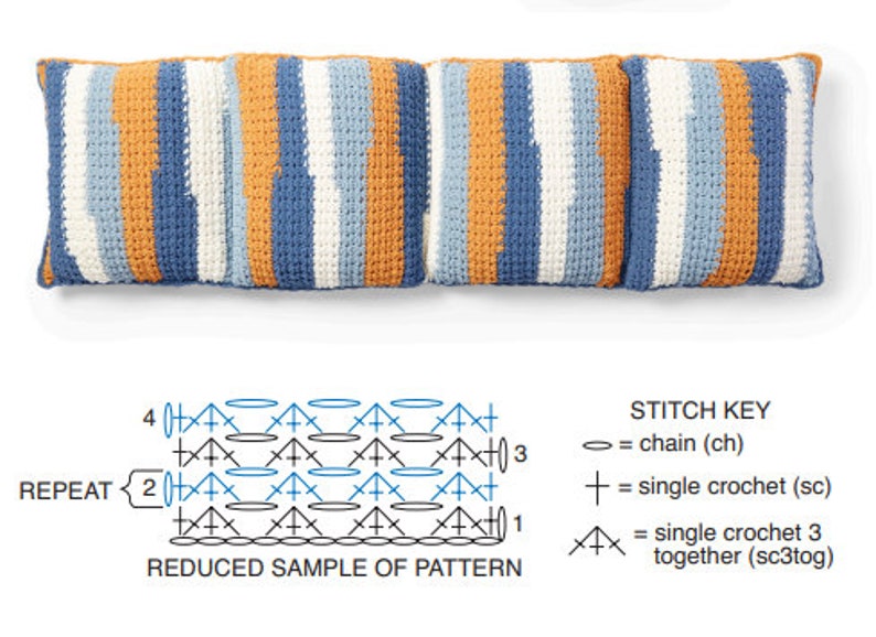 DIY CROCHET Pattern Floor Pillow Etsy