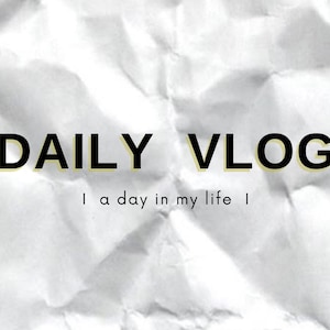 Daily Vlog YouTube Intro Template | Black & White Aesthetic | Customizable Animated Intro | Instant Download