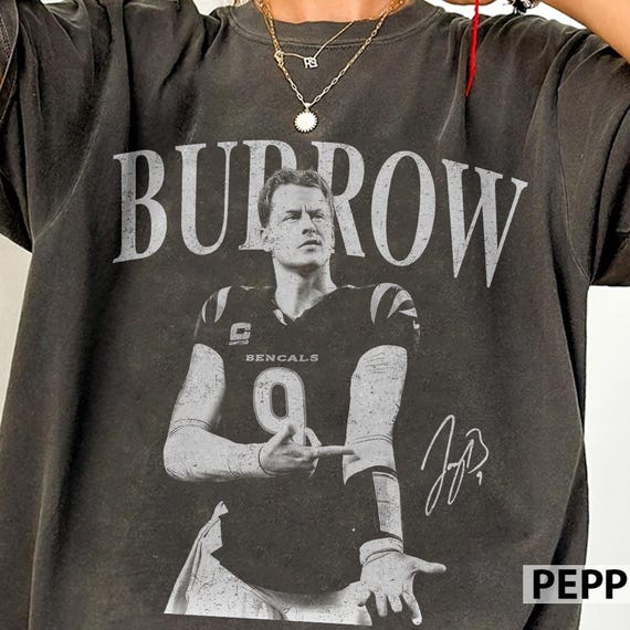 Joe Burrow Cincinnati Vintage Comfort Colors Shirt, Game Day Shirt, Football Shirt