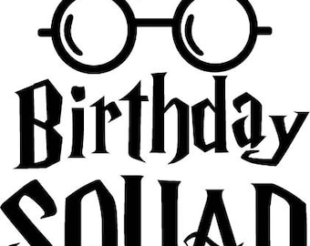 Potter Birthday Squad - Etsy