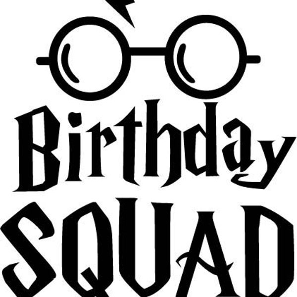 Digital HP Wizard Birthday Squad Download