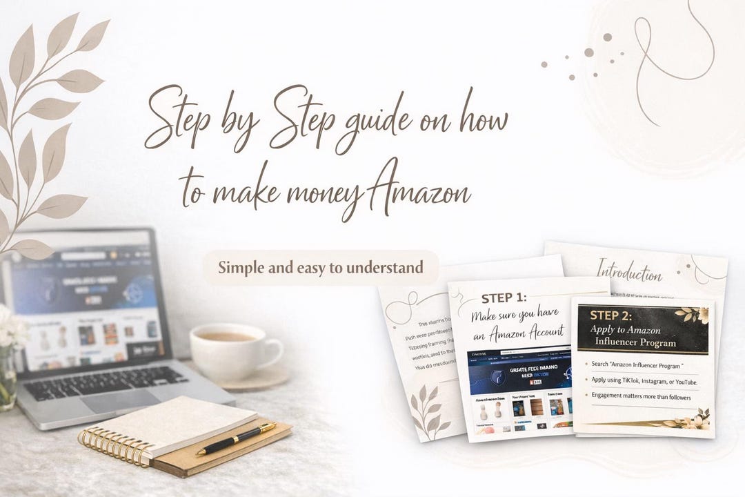 Step by Step Guide on How to Make Money Amazon - Etsy UK