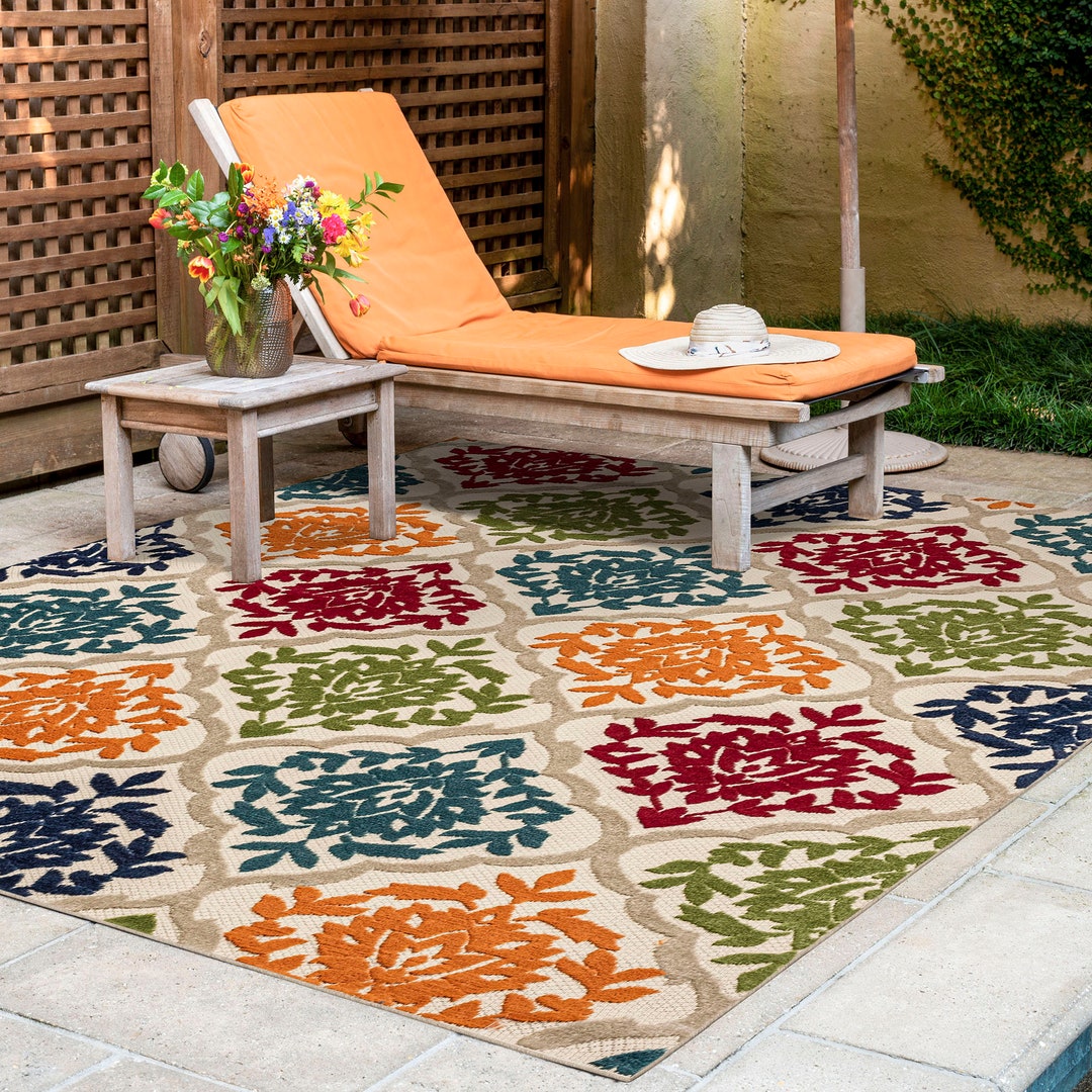 Indoor Outdoor Rug for Patio Water Resistant Outdoor Rugs Etsy