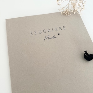 Zeugnisse Zeugnismappe Zeichenmappe Kunstwerke Sammelmappe Personalsiert