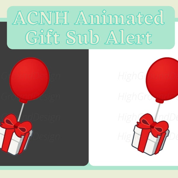Animated Gifted Sub Overlay - 60+ Gift Ideas for 2024