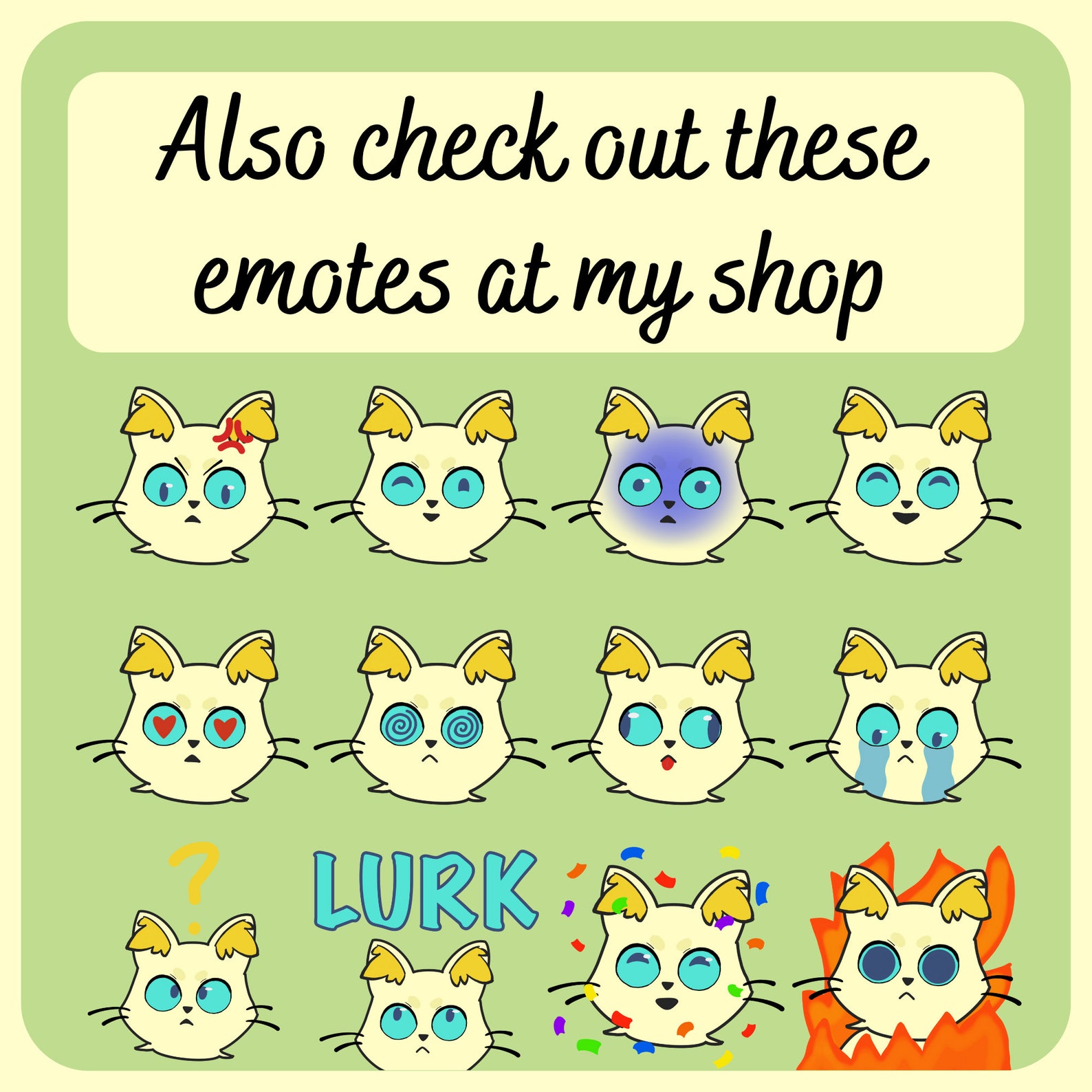 Spiritfarer Cat Badges for Twitch Daffodil Etsy