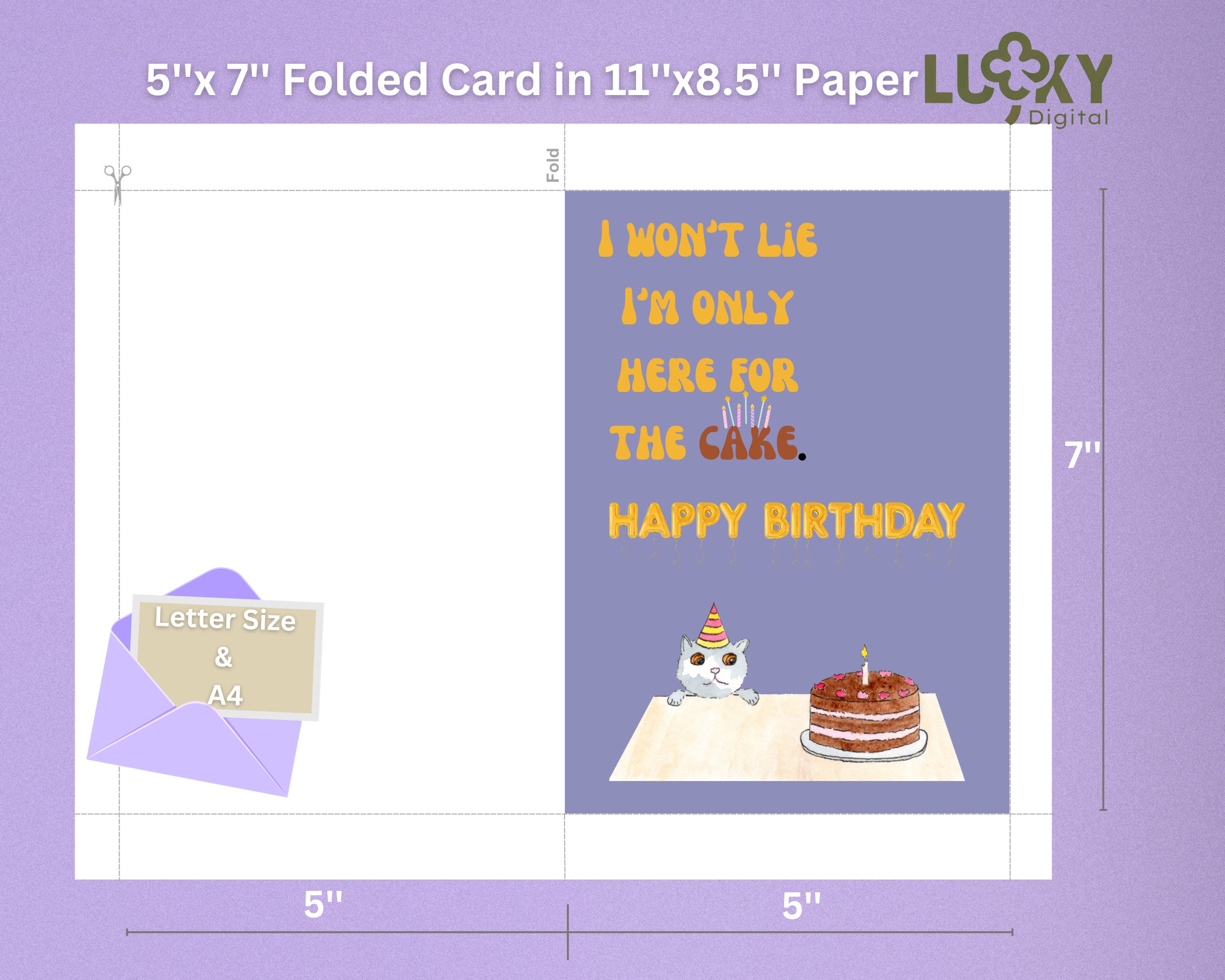 Funny Printable Birthday Card for Friend Printable Greeting - Etsy