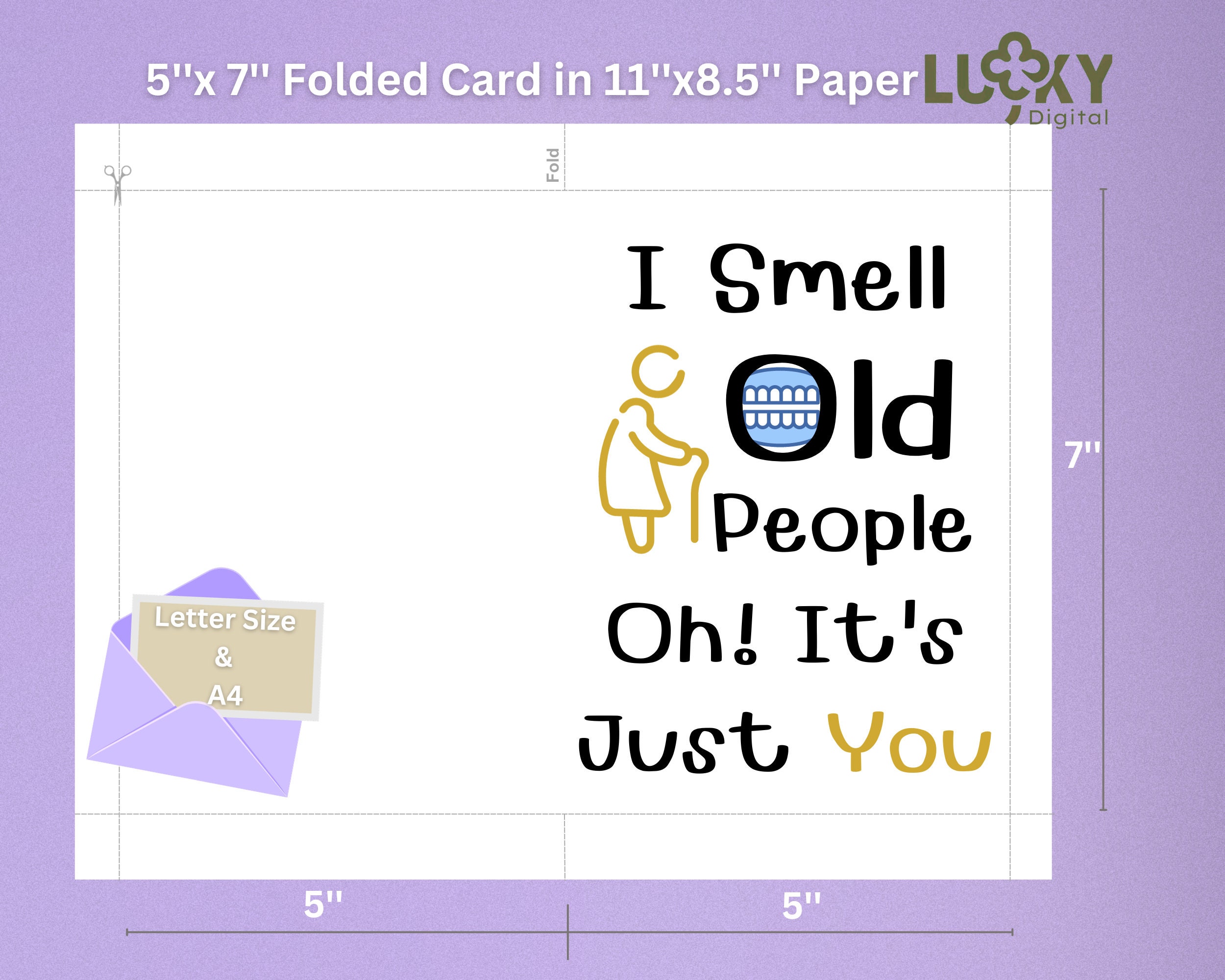 Funny Printable Birthday Card for Friend Printable Greeting Card ...
