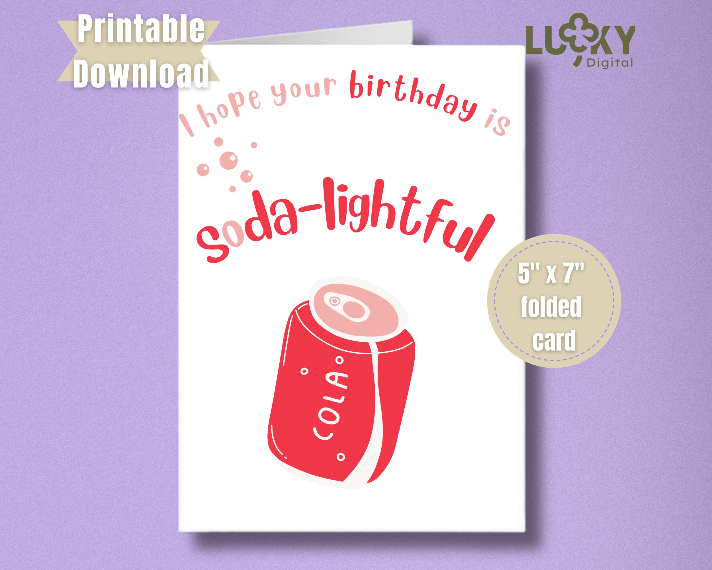 Funny Printable Birthday Card for Friend Printable Greeting - Etsy