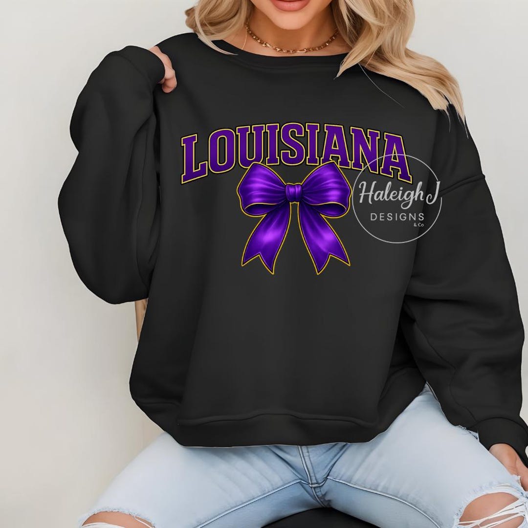 LOUISIANA PUPLE & GOLD Png | Digital Download - Etsy
