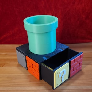 Mario Desktop Organizer mit SD Kartenhalter