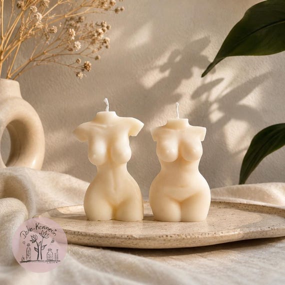 Body Candle | Frauenkörper Kerze | Female Body Candle | Torso Kerze | Geschenke für Frauen | Curvy Body Candle | Wichtelgeschenk