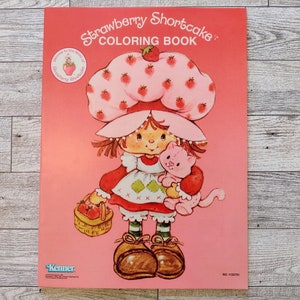 50 Pg Strawberry Short Cake Coloring Book for Children 
