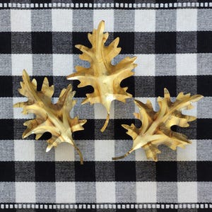 Vintage Mid Century Metal Gold Tin Brass Leaf Wall Art Decor Assortment Set Of 3 Condition/Vintage Fall Autumn Maple Leaf Wall Home Decor